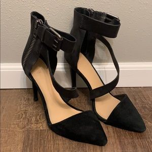 Joe’s Jeans zip and buckle pump